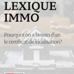 Certificat de localisation