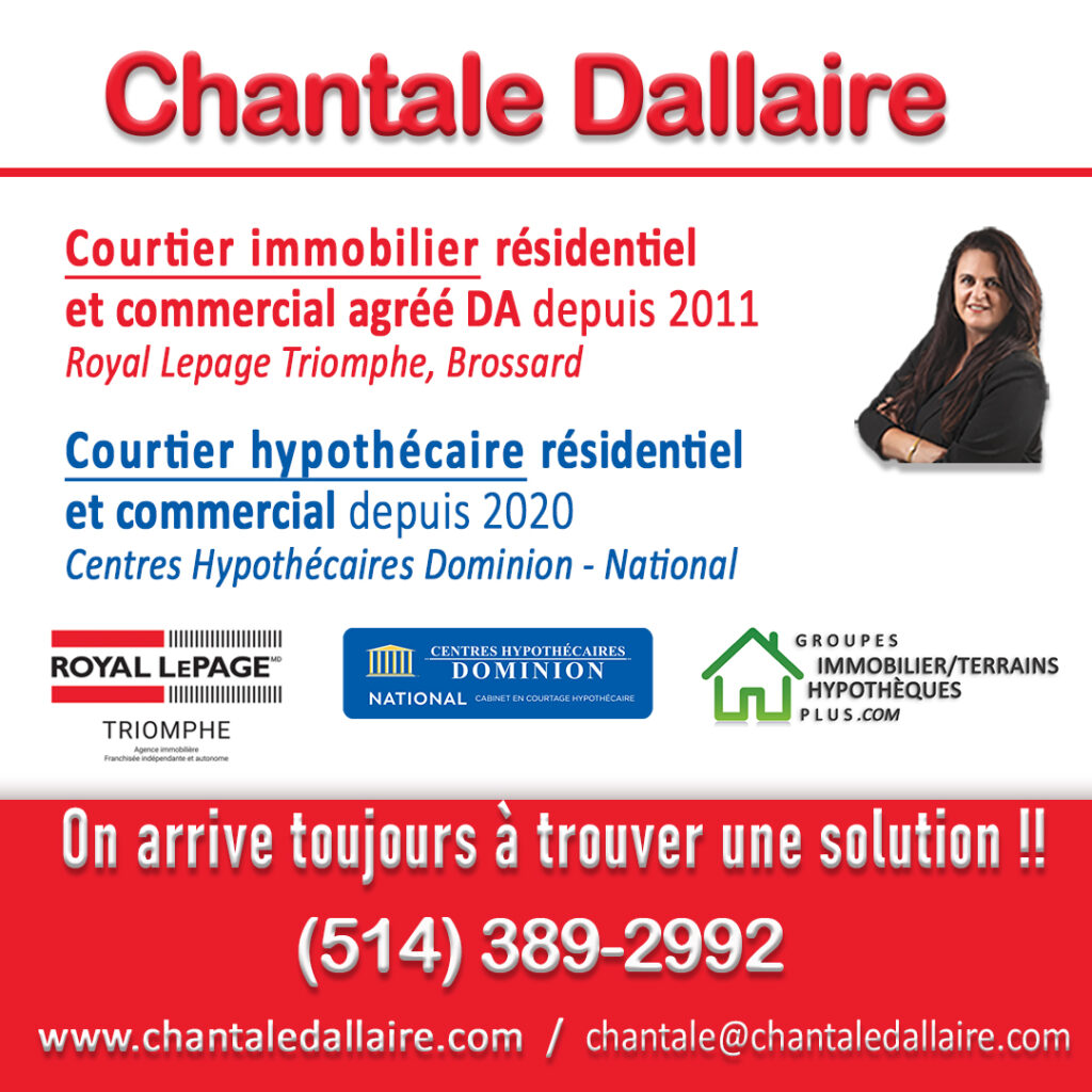 Chantale Dallaire carte d'affaires